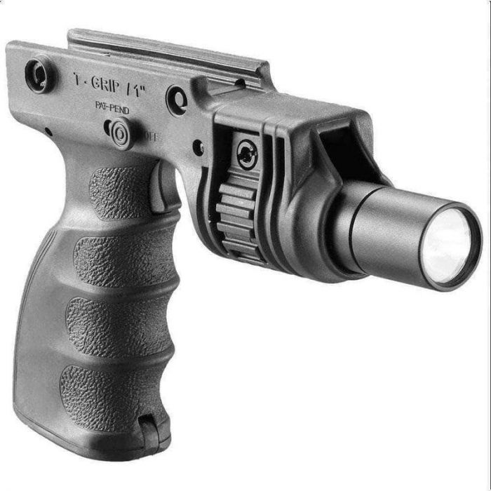 Poignée avant avec support pour lampe tactique FAB Defense T GRIP-R
