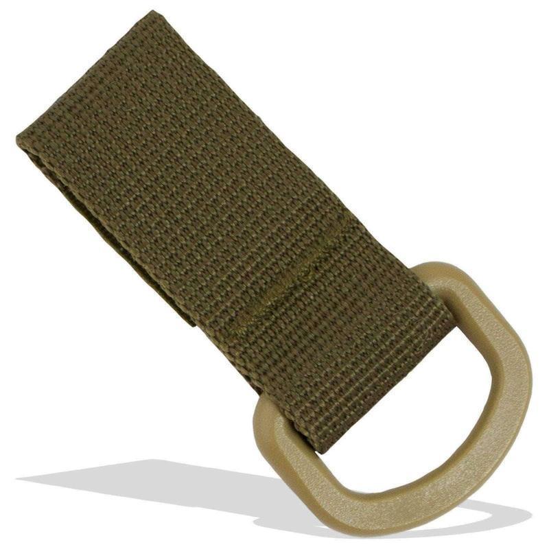 Anneau MOLLE D-Ring + Velcro  Bulldog Tactical Gear