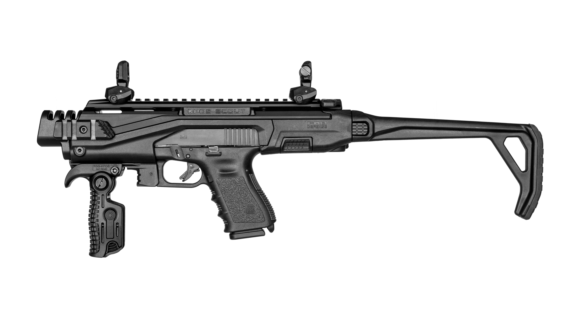 Kit de conversion KPOS Scout Advanced FAB Defense pour Glock et Sig